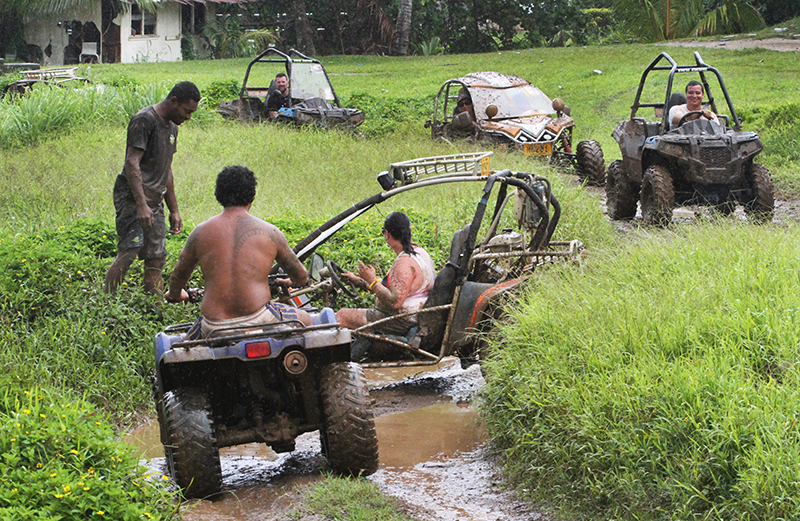 Mud Buggies : Rarotonga : Business News Photos : Richard Moore : Photographer